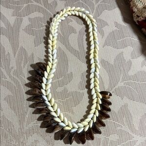 Two stranded shell necklace